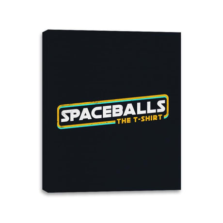 Spaceballs The T-Shirt - Canvas Wraps Canvas Wraps RIPT Apparel 11x14 / Black
