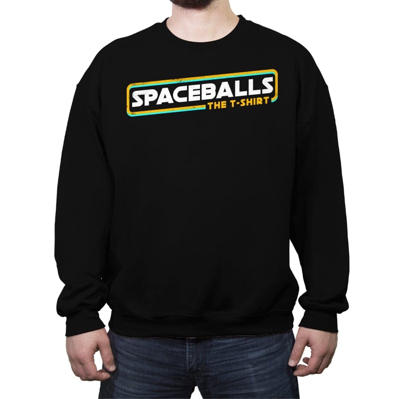 Spaceballs The T-Shirt - Crew Neck Sweatshirt Crew Neck Sweatshirt RIPT Apparel Small / Black