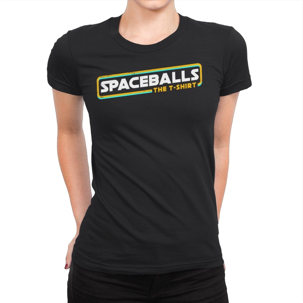 Spaceballs The T-Shirt - Womens Premium T-Shirts RIPT Apparel Small / Black
