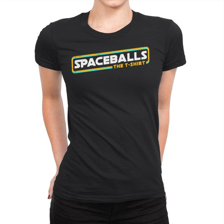 Spaceballs The T-Shirt - Womens Premium T-Shirts RIPT Apparel Small / Black