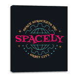Spacely Space Sprockets Inc  - Canvas Wraps Canvas Wraps RIPT Apparel 16x20 / Black