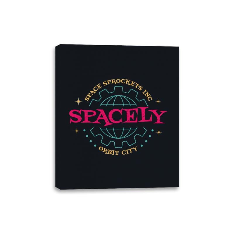 Spacely Space Sprockets Inc  - Canvas Wraps Canvas Wraps RIPT Apparel 8x10 / Black