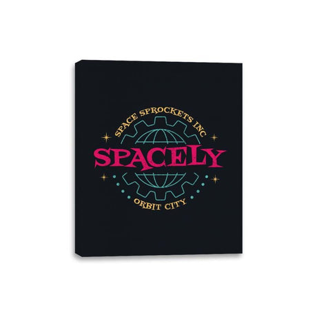 Spacely Space Sprockets Inc  - Canvas Wraps Canvas Wraps RIPT Apparel 8x10 / Black