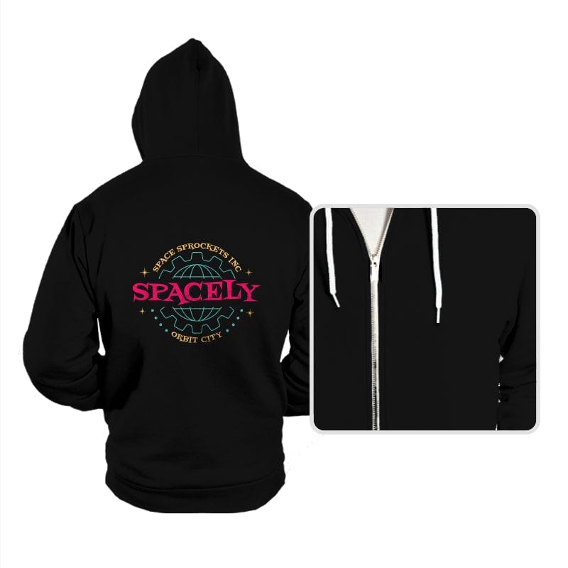 Spacely Space Sprockets Inc  - Hoodies Hoodies RIPT Apparel Small / Black