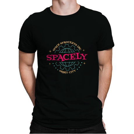 Spacely Space Sprockets Inc  - Mens Premium T-Shirts RIPT Apparel Small / Black