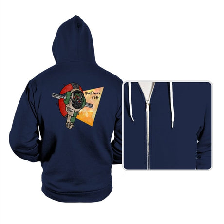 Spaceman Fett - Hoodies Hoodies RIPT Apparel Small / Navy