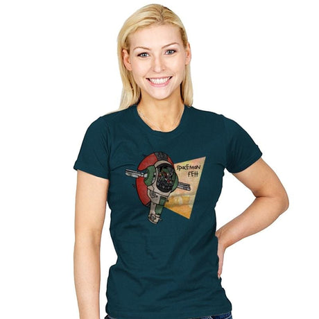 Spaceman Fett - Womens T-Shirts RIPT Apparel