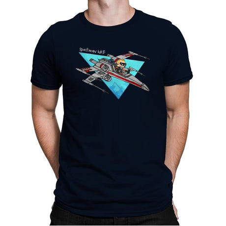 Spaceman Luke - Mens Premium T-Shirts RIPT Apparel Small / Midnight Navy