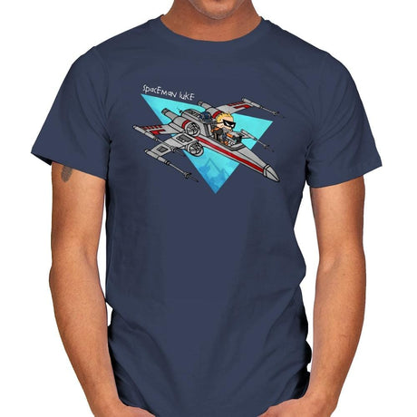 Spaceman Luke - Mens T-Shirts RIPT Apparel Small / Navy