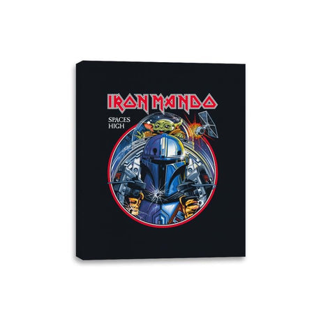 Spaces High - Canvas Wraps Canvas Wraps RIPT Apparel 8x10 / Black
