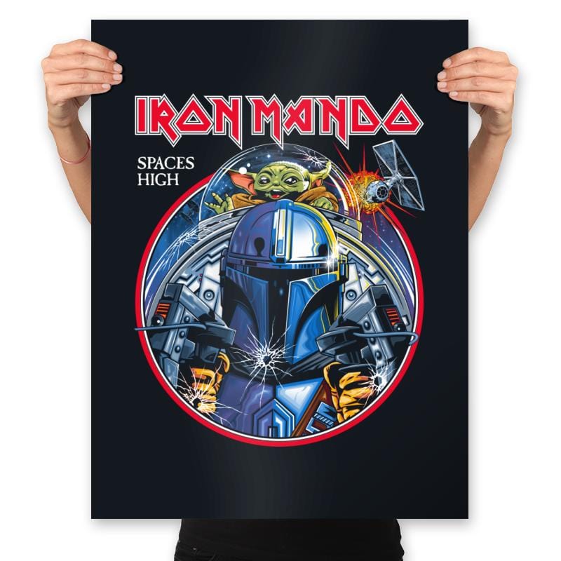 Spaces High - Prints Posters RIPT Apparel 18x24 / Black