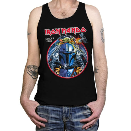 Spaces High - Tanktop Tanktop RIPT Apparel X-Small / Black