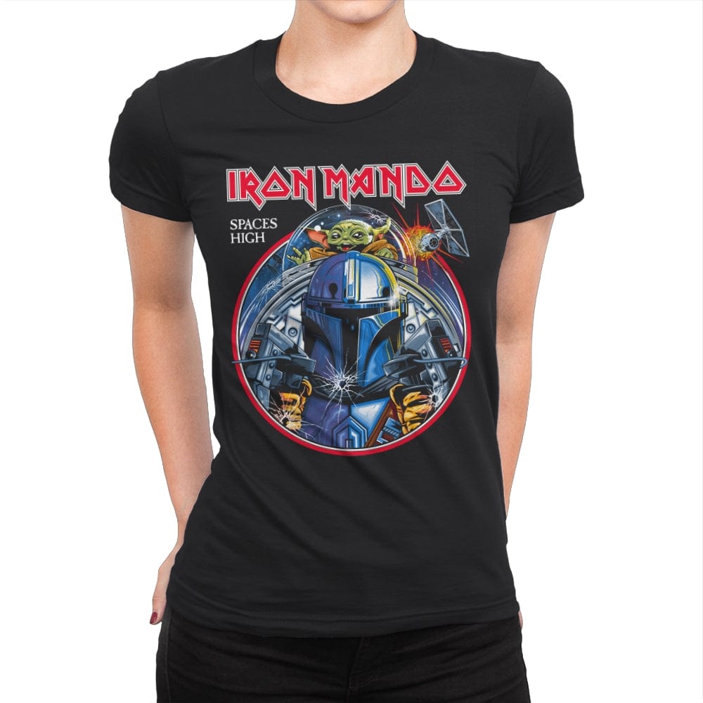 Spaces High - Womens Premium T-Shirts RIPT Apparel Small / Black