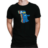 SPACESHIPALICIOUS Exclusive - Brick Tees - Mens Premium T-Shirts RIPT Apparel Small / Black