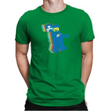 SPACESHIPALICIOUS Exclusive - Brick Tees - Mens Premium T-Shirts RIPT Apparel Small / Kelly Green