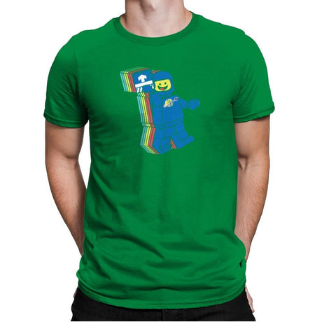 SPACESHIPALICIOUS Exclusive - Brick Tees - Mens Premium T-Shirts RIPT Apparel Small / Kelly Green