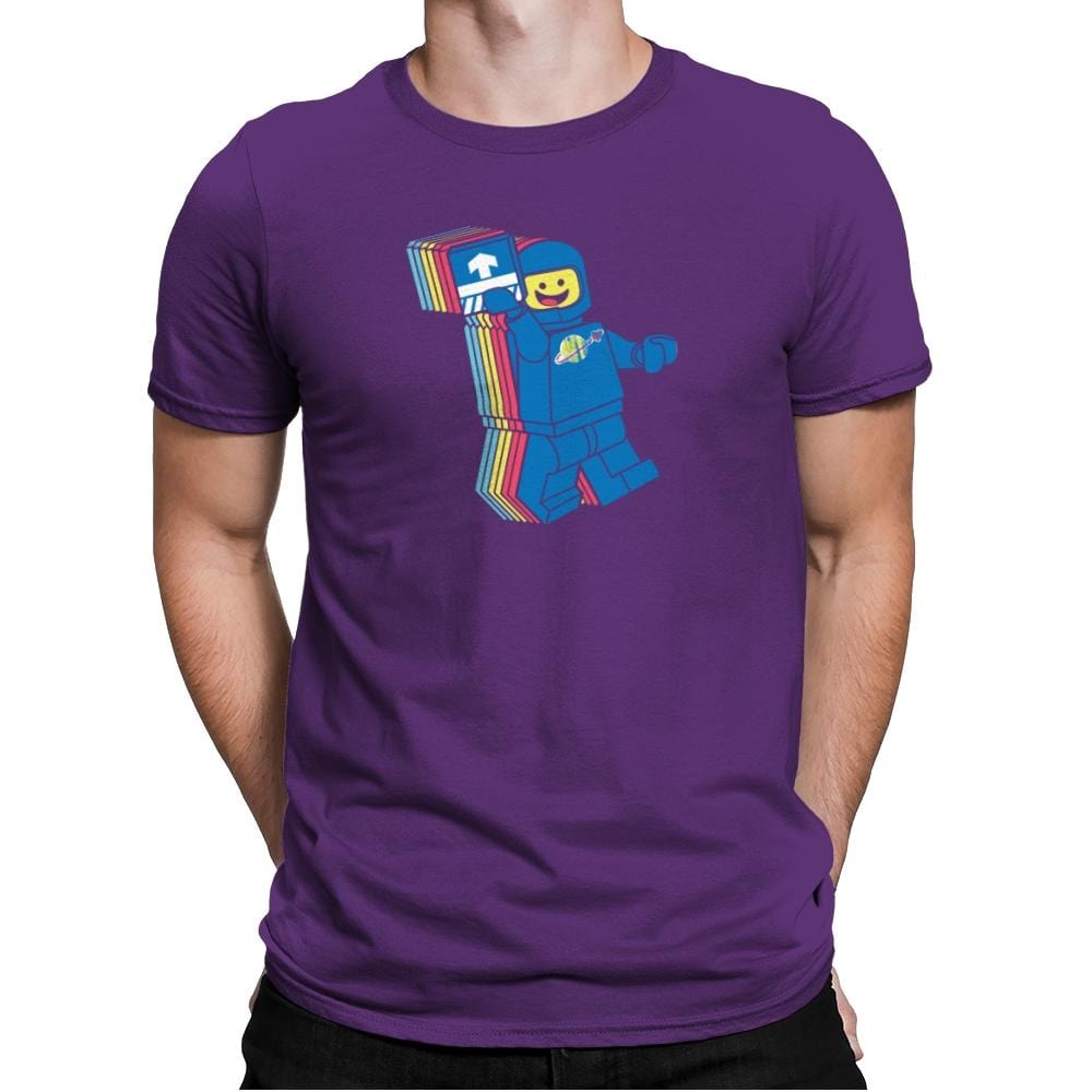 SPACESHIPALICIOUS Exclusive - Brick Tees - Mens Premium T-Shirts RIPT Apparel Small / Purple Rush