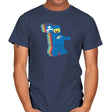 SPACESHIPALICIOUS Exclusive - Brick Tees - Mens T-Shirts RIPT Apparel Small / Navy