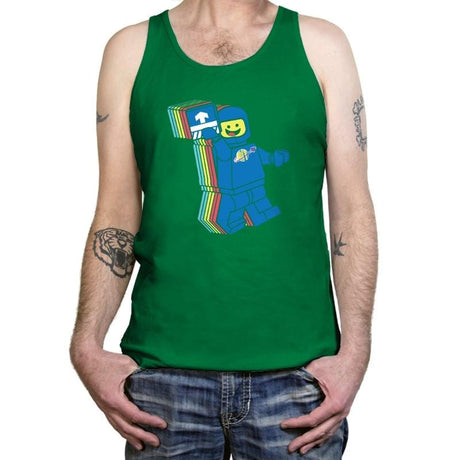 SPACESHIPALICIOUS Exclusive - Brick Tees - Tanktop Tanktop RIPT Apparel X-Small / Kelly