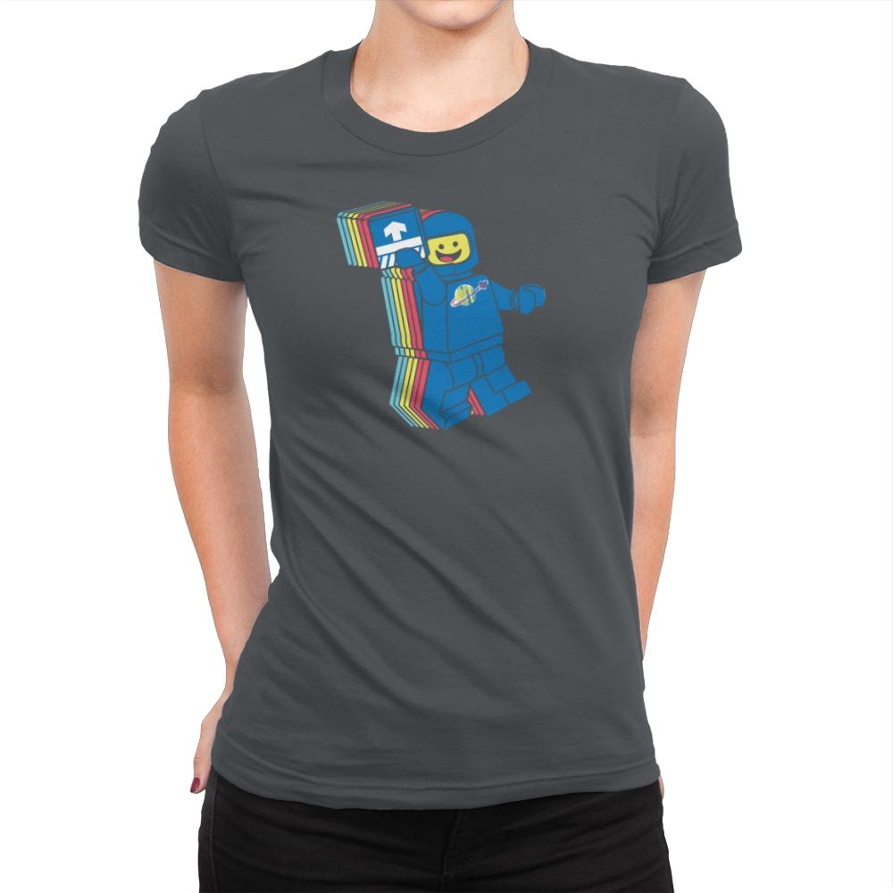 SPACESHIPALICIOUS Exclusive - Brick Tees - Womens Premium T-Shirts RIPT Apparel Small / Heavy Metal