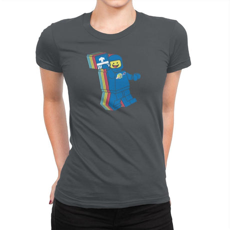 SPACESHIPALICIOUS Exclusive - Brick Tees - Womens Premium T-Shirts RIPT Apparel Small / Heavy Metal