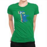 SPACESHIPALICIOUS Exclusive - Brick Tees - Womens Premium T-Shirts RIPT Apparel Small / Kelly Green