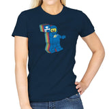 SPACESHIPALICIOUS Exclusive - Brick Tees - Womens T-Shirts RIPT Apparel Small / Navy