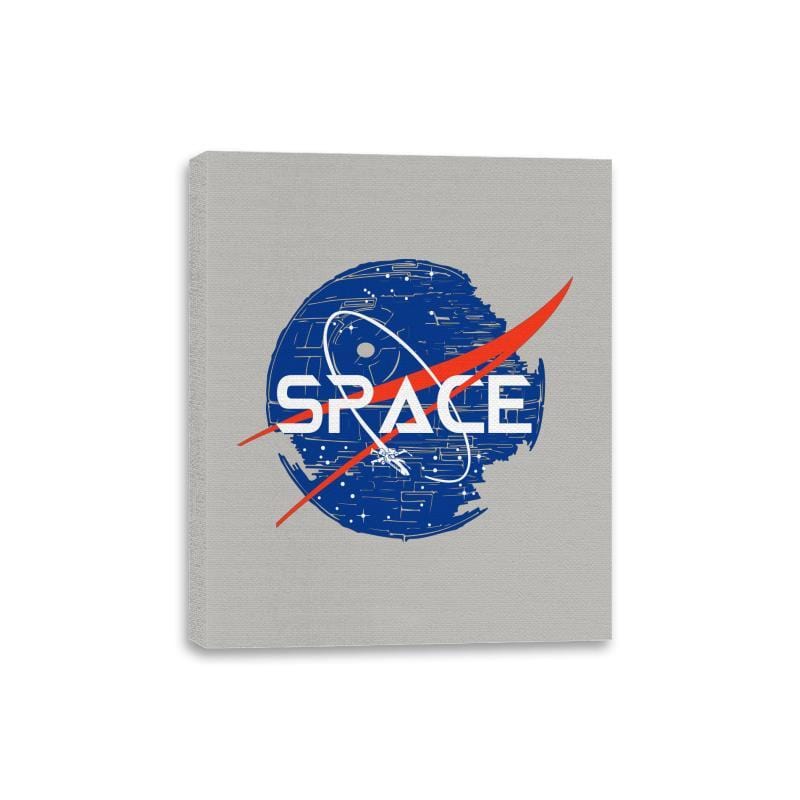 Spacestar - Canvas Wraps Canvas Wraps RIPT Apparel 8x10 / Ice Grey
