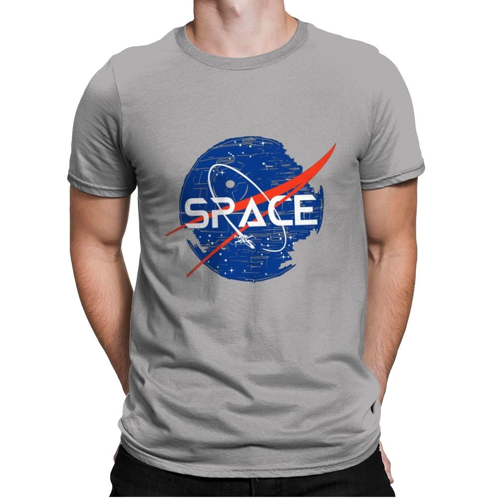 Spacestar - Mens Premium T-Shirts RIPT Apparel Small / Light Grey