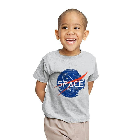 Spacestar - Youth T-Shirts RIPT Apparel X-small / Sport grey
