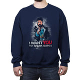 Spank Supes - Crew Neck Sweatshirt Crew Neck Sweatshirt RIPT Apparel