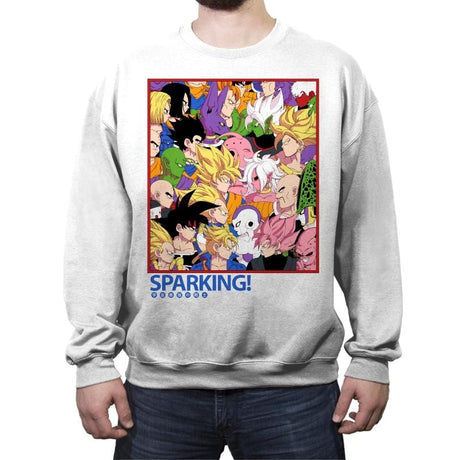 Sparking! - Crew Neck Sweatshirt Crew Neck Sweatshirt RIPT Apparel