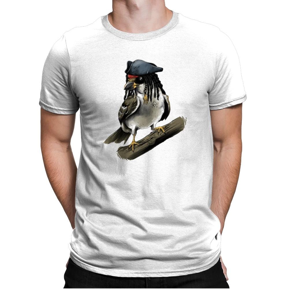 Sparrow Exclusive - Mens Premium T-Shirts RIPT Apparel Small / White