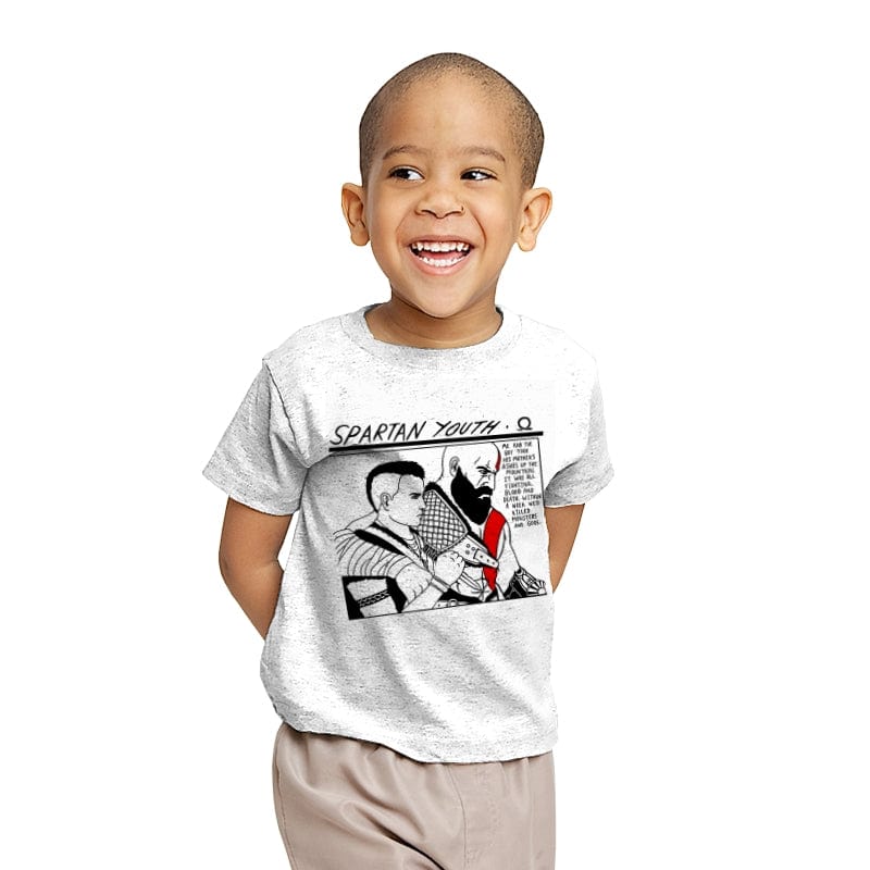 Spartan Youth - Youth T-Shirts RIPT Apparel X-small / White