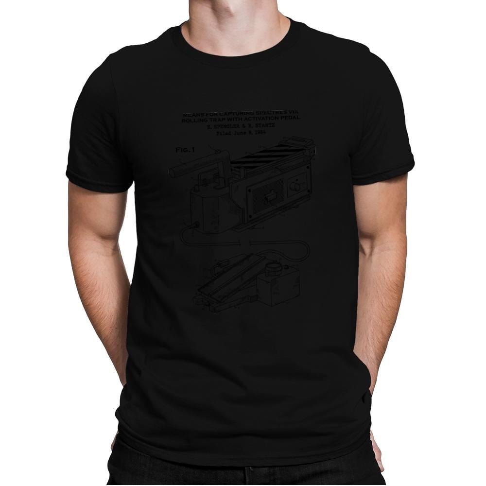 Spectre Trap Patent - Mens Premium T-Shirts RIPT Apparel Small / Black