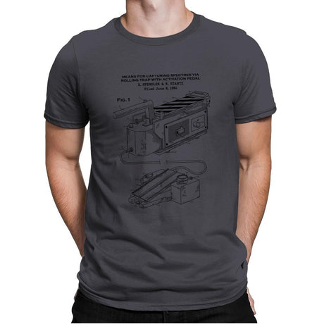 Spectre Trap Patent - Mens Premium T-Shirts RIPT Apparel Small / Heavy Metal