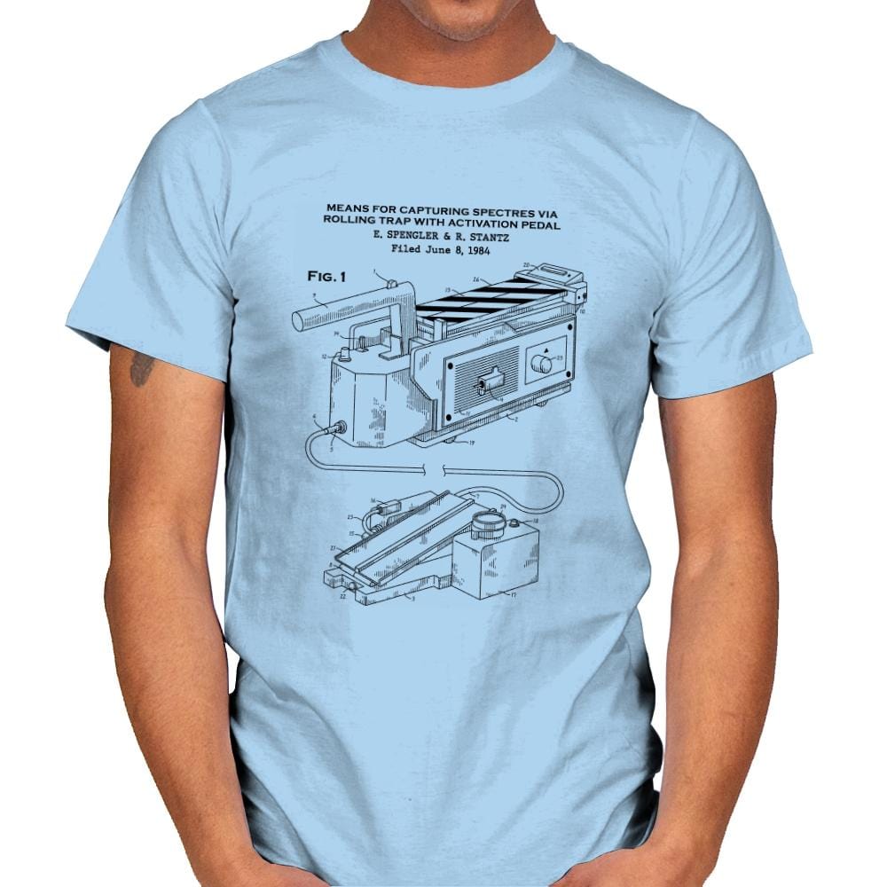 Spectre Trap Patent - Mens T-Shirts RIPT Apparel Small / Light Blue