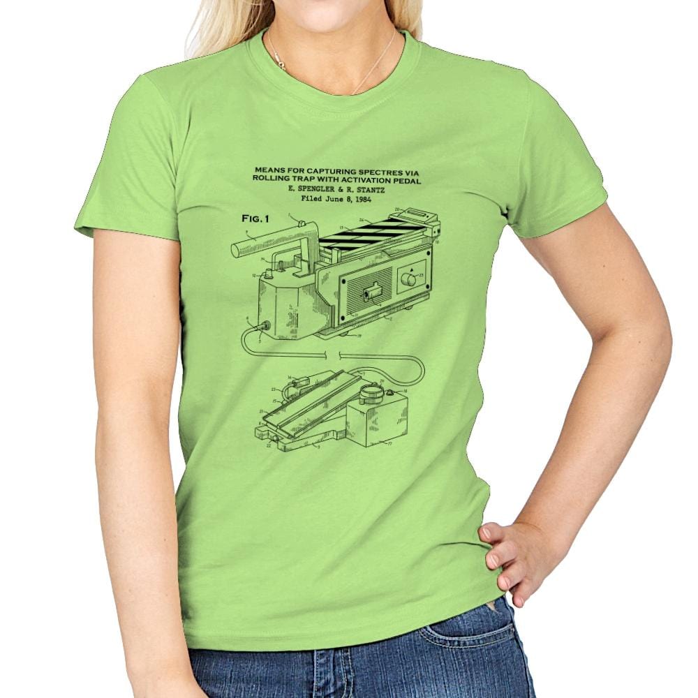 Spectre Trap Patent - Womens T-Shirts RIPT Apparel Small / Mint Green
