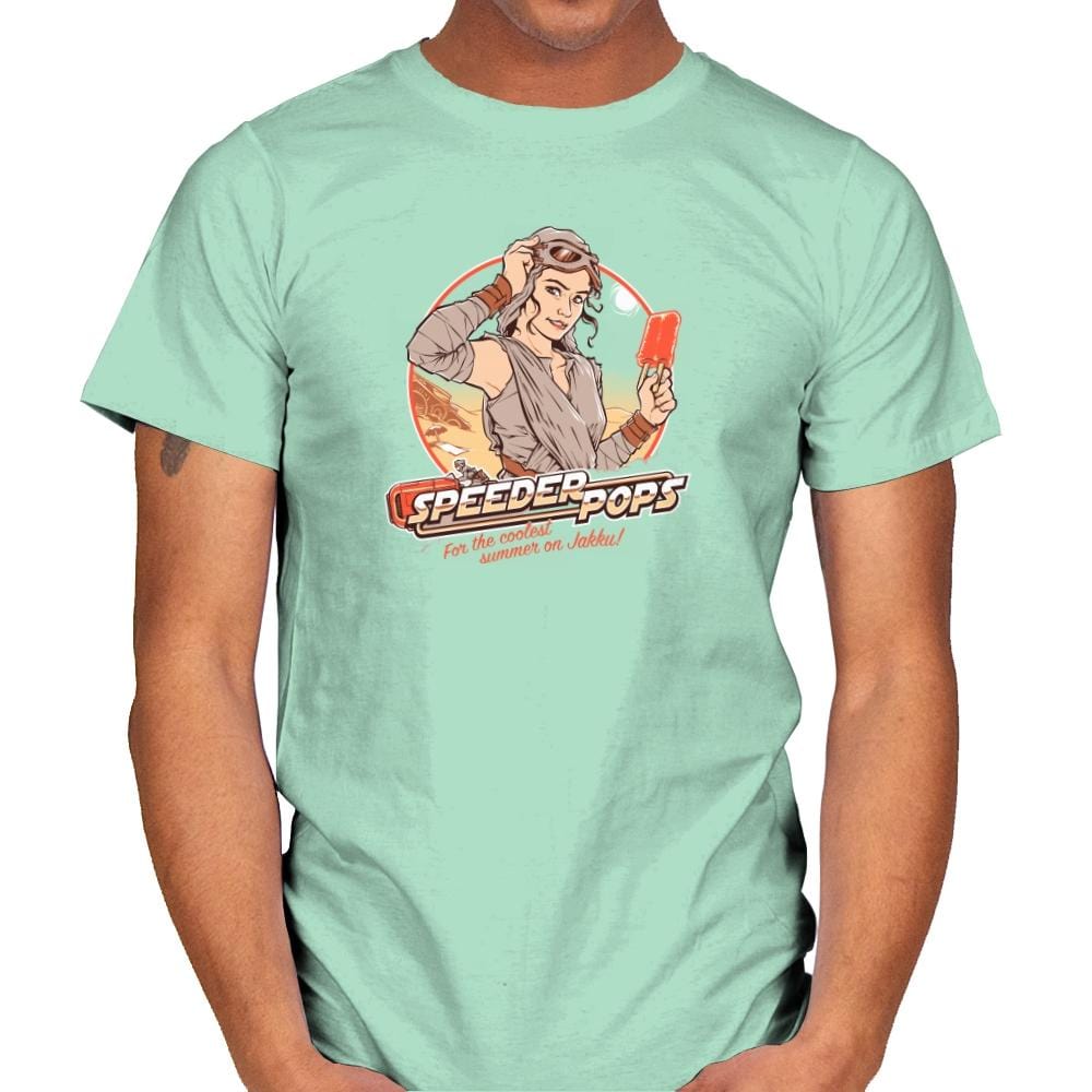 Speeder Pops Exclusive - Mens T-Shirts RIPT Apparel Small / Mint Green