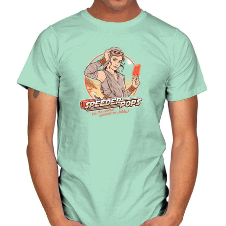 Speeder Pops Exclusive - Mens T-Shirts RIPT Apparel Small / Mint Green