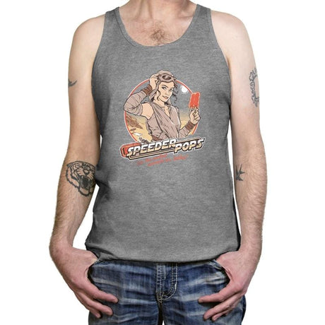 Speeder Pops Exclusive - Tanktop Tanktop RIPT Apparel X-Small / Athletic Heather