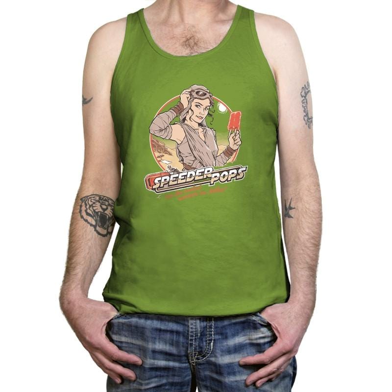 Speeder Pops Exclusive - Tanktop Tanktop RIPT Apparel X-Small / Leaf