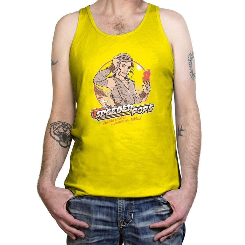 Speeder Pops Exclusive - Tanktop Tanktop RIPT Apparel X-Small / Neon Yellow