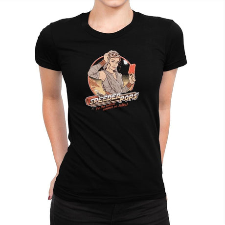 Speeder Pops Exclusive - Womens Premium T-Shirts RIPT Apparel 3x-large / Natural