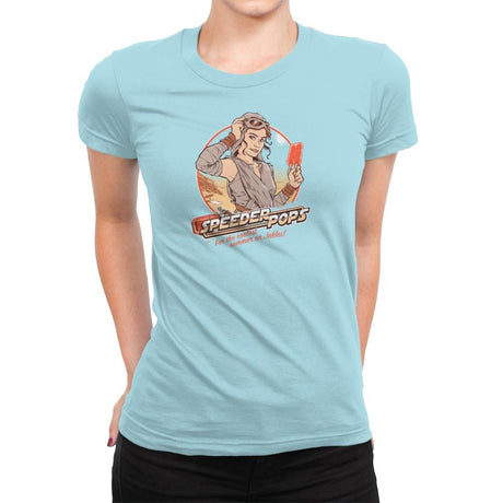Speeder Pops Exclusive - Womens Premium T-Shirts RIPT Apparel Small / Cancun