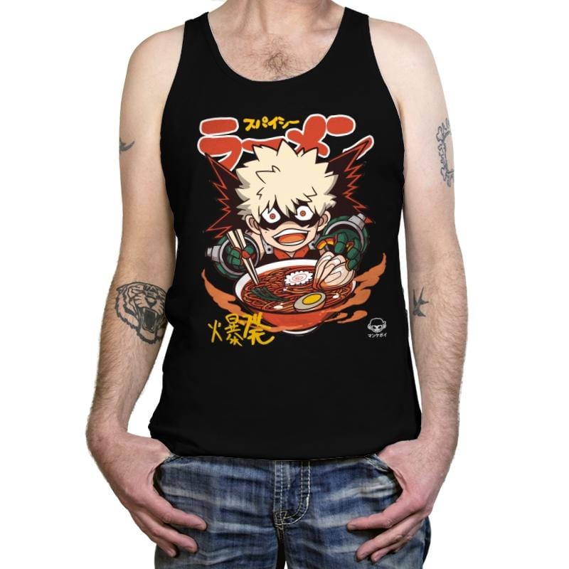 Spicy Explosion Ramen  - Tanktop Tanktop RIPT Apparel X-Small / Black