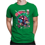 Spider-cat - Mens Premium T-Shirts RIPT Apparel Small / Kelly