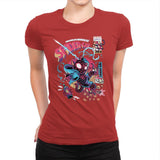 Spider-cat - Womens Premium T-Shirts RIPT Apparel Small / Red