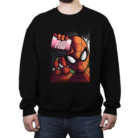 Spider Club - Crew Neck Sweatshirt Crew Neck Sweatshirt RIPT Apparel Small / Black