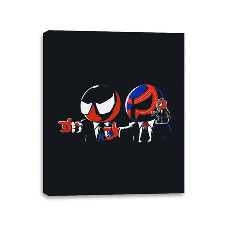 Spider Fiction - Canvas Wraps Canvas Wraps RIPT Apparel 11x14 / Black